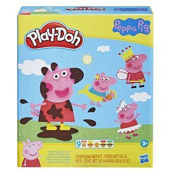 Modellervoks Spil Play-Doh Hasbro Peppa Pig Stylin Set