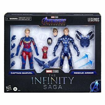Action Figurer Hasbro Legends Infinity Captain Marvel Casual 1 Dele
