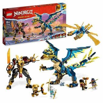 Konstruktionsspil Lego Ninjago 71796 The elementary dragon against the Empress robot Multifarvet
