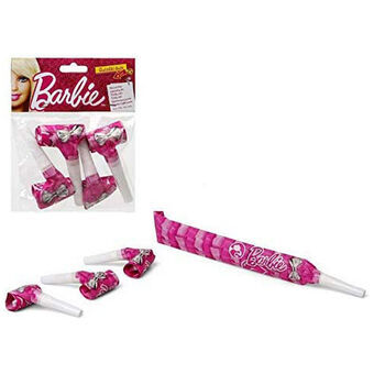 Sæt med Produkter til Fest Barbie Fløjte 4 enheder