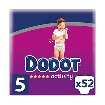 Engangsbleer Dodot Dodot Activity Størrelse 5 52 enheder 11-16 kg