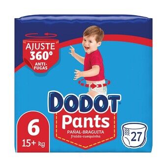 Engangsbleer Dodot Dodot Pants 15+ kg Størrelse 6 27 enheder