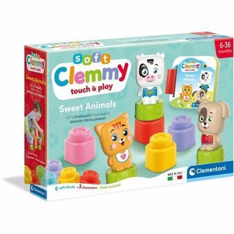 Konstruktionsspil Baby Born Cubes & animals Soft Clemmy (FR) Bog 9 Dele