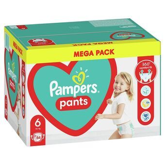 Engangsbleer Pampers Pants 6 (84 Enheder)