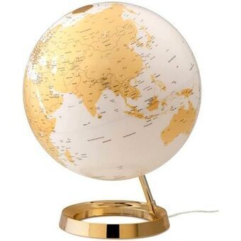 Globus med Lys Atmosphere Ø 30 cm Gylden Plastik