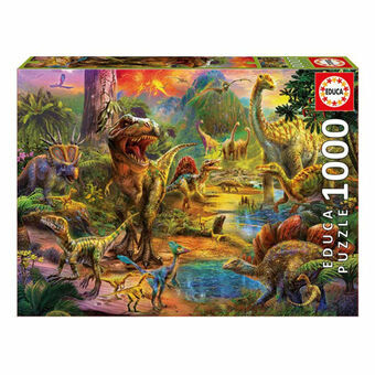 Puslespil Dinosaur Land Educa 17655 500 Dele 1000 Dele 68 x 48 cm
