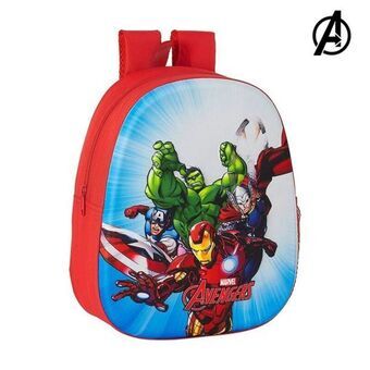 3D Børnetaske The Avengers Rød