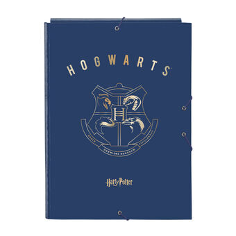 Folder Harry Potter Magical Brun Marineblå A4 (26 x 33.5 x 2.5 cm)