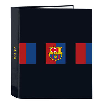 Ringbind F.C. Barcelona Rødbrun Marineblå A4 (27 x 33 x 6 cm)