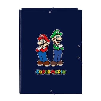 Folder Super Mario Marineblå A4