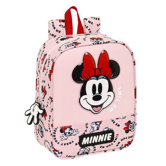 Børnetaske Minnie Mouse Me time Pink (22 x 27 x 10 cm)