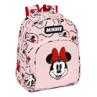 Børnetaske Minnie Mouse Me time Pink (28 x 34 x 10 cm)