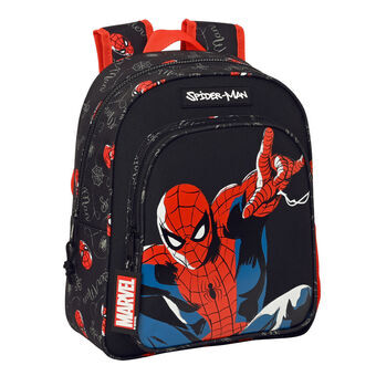Børnetaske Spiderman Hero Sort 27 x 33 x 10 cm
