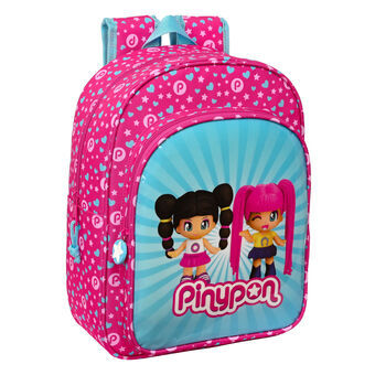 Skoletaske Pinypon Blå Pink 26 x 34 x 11 cm