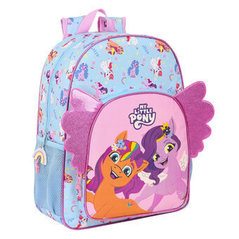 Skoletaske My Little Pony Wild & free Blå Pink 33 x 42 x 14 cm