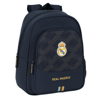 Skoletaske Real Madrid C.F. Marineblå 27 x 33 x 10 cm