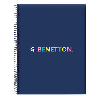 Notesbog Benetton Cool Marineblå A4 120 Ark
