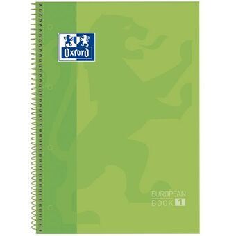 Notesbog Oxford European Book Apple Grøn A4 5 enheder