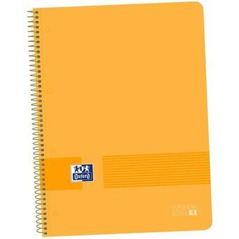 Notesbog Oxford Live&Go Orange A4 5 enheder