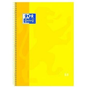 Notesbog Oxford European Book Gul A4 5 enheder