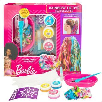 Frisør Sæt Barbie Rainbow Tie Hår med højdepunkter Multifarvet