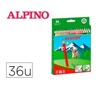 Farveblyanter Alpino AL010600 Multifarvet 36 Dele