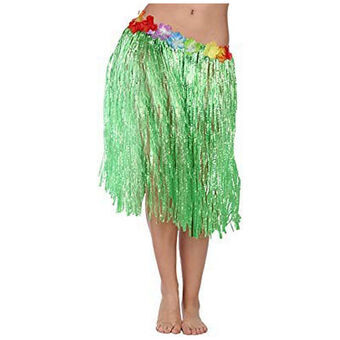 Nederdel Hawaiiansk kvinde Grøn