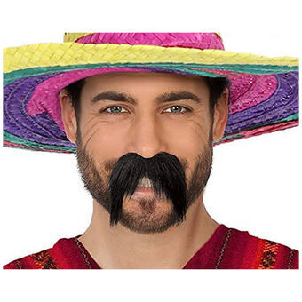Overskæg Sort Mexicansk mand