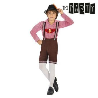 Kostume til børn Tysk mand Brun (3 Pcs) - 5-6 år