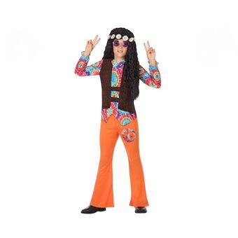 Kostume til børn Hippie Orange (2 Pcs)