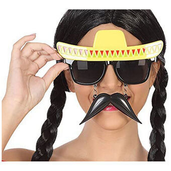 Briller Mexicansk mand Hat Overskæg