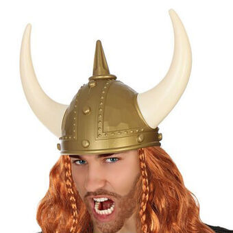 Vikingehjelm 60659 Gylden Viking mand