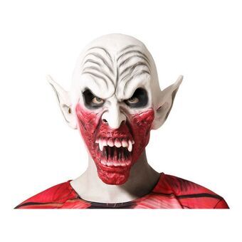 Maske Halloween Monster Hvid