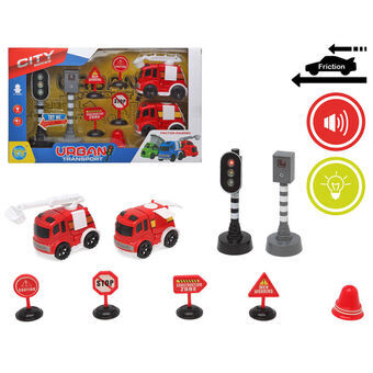 Legetøjssæt med køretøjer City Series Fire