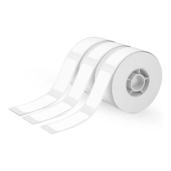 Ruller med etiketter EDM 07796 Udskifter Termisk printer Papir Hvid 3 enheder