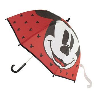 Paraply Mickey Mouse Rød (Ø 71 cm)