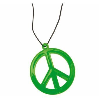 Halskæde My Other Me Peace Symbol Hippie 6 farver (6 uds) (18 cm)