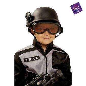 Børnehjelm My Other Me SWAT politimand Sort