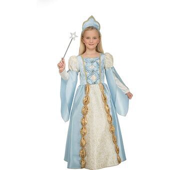 Kostume til børn    Blå Dronning 5-6 år