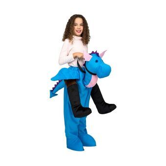Kostume til børn My Other Me Ride-On Blå Onesize Drage