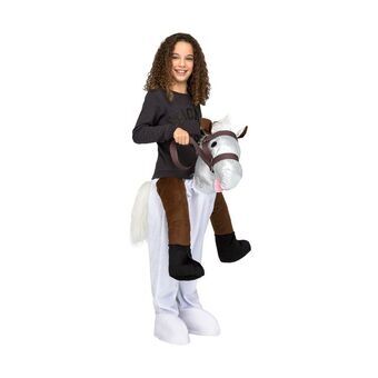Kostume til børn My Other Me Ride-On Onesize Hest Hvid