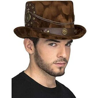 Hat My Other Me Steampunk Brun