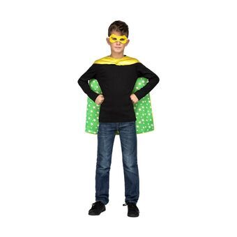 Kostume til børn My Other Me Grøn Gul Superhelt 3-6 år (2 Dele)