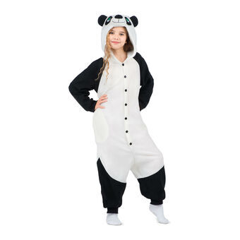 Kostume til børn My Other Me Pandabjørn Hvid Sort Onesize (2 Dele)