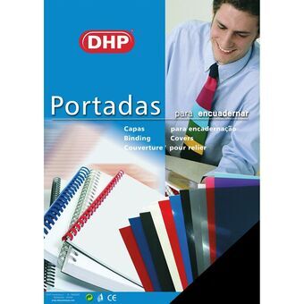 Binding Covers DHP Sort A4 polypropylen (100 enheder)