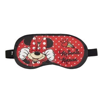Blødt Bind for Øjnene Tvillingepakke Minnie Mouse Rød (18 x 9 x 1 cm)