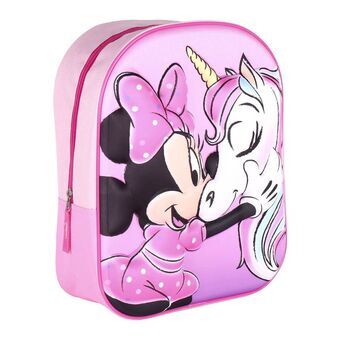 Skoletaske Minnie Mouse Pink (25 x 31 x 10 cm)