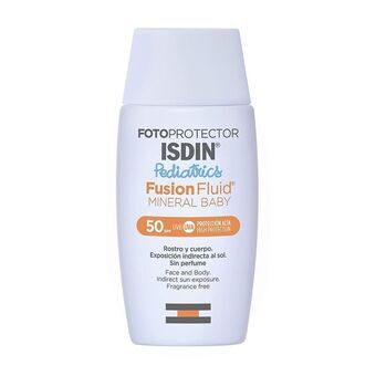 Solbeskyttelsee - lotion Isdin Fotoprotector Pediatrics Mineral Baby Spf 50+ (50 ml)