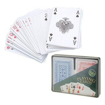 Kortspil Naipes Poker Spilmåtte (55 Kort) 2 enheder
