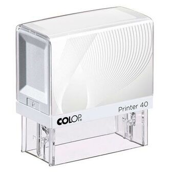 Stempel Colop Printer 40 Hvid Blå